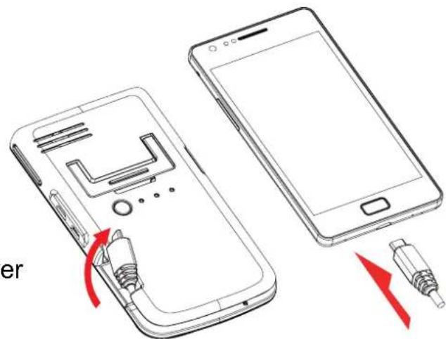 AIPTEK GoProjector - Caricare un Telefono MHL - 1