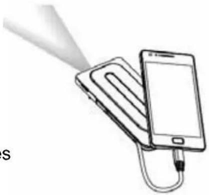 AIPTEK GoProjector - Anschluss des Gerätes - 1