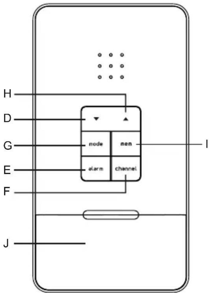 National Geographic Basic 9066000 - LCD (ANZEIGE) UND TASTEN / ANSICHT VON VORNE / ANSICHT VON HINTEN - 2
