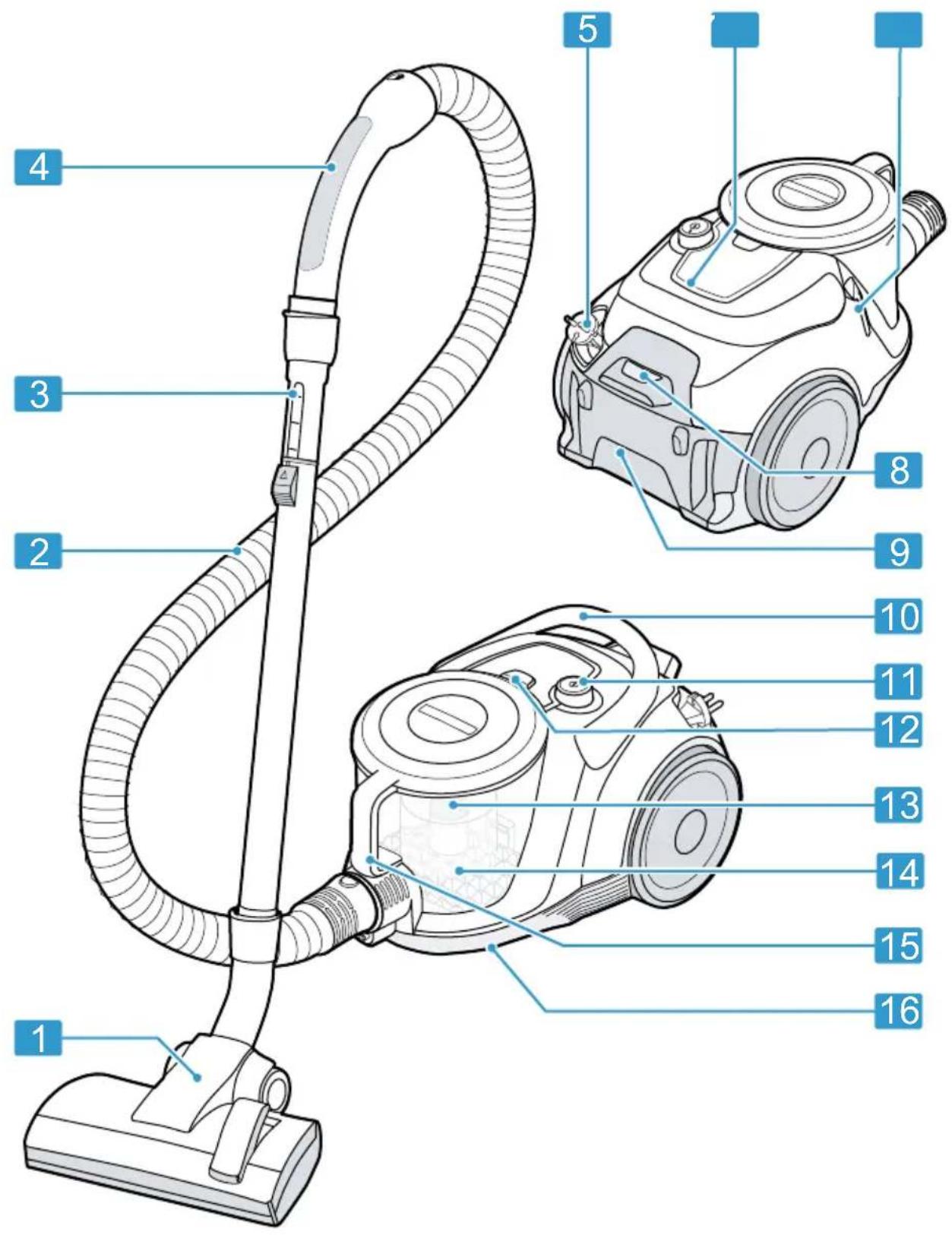 BOSCH Serie 6 BGC41XSIL - Bagless vacuum cleaner - 1