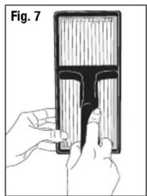 KAZ HEPAClean HHT081 - CLEANING THE HEPA-TYPE FILTERS - 1