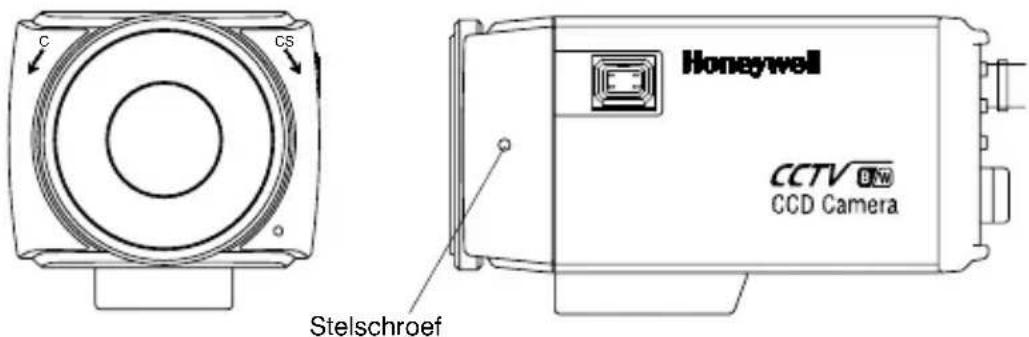 HONEYWELL HCM384L - Het aanpassen van de backfocus - 1