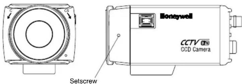 HONEYWELL HCM384L - Adjusting the Back Focus - 1