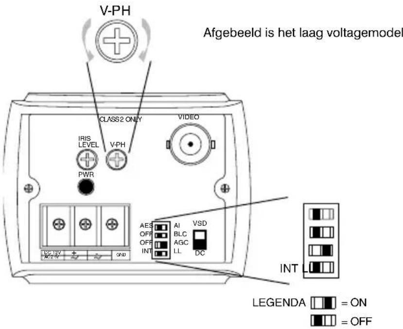 HONEYWELL HCM384L - WAARSCHUWING! De LL/INT-schakelaar moet ingesteld worden op INT, wanneer het apparaat werkt vanaf 12 VDC. - 1