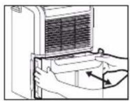 HONEYWELL DH70PW - Draining water collected in the Water Tank - 1