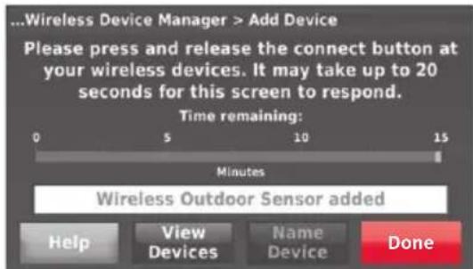 HONEYWELL YTHM5421R1010 - Connect each RedLINK accessory. - 5