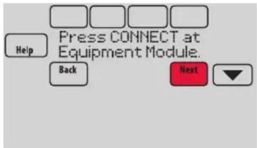 HONEYWELL YTHM5421R1010 - Connectez le thermostat au module d'interface d'équipement. - 3
