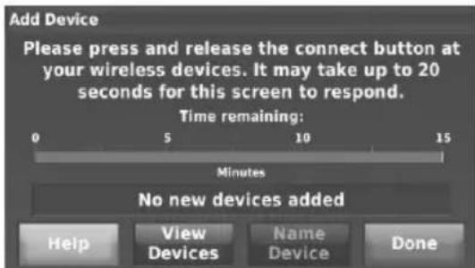HONEYWELL YTHM5421R1010 - Connect each RedLINK accessory. - 2