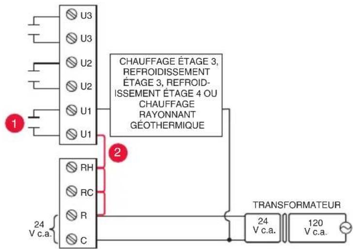 HONEYWELL YTHM5421R1010 - Utilisation des relais universels pour contrôler le chauffage et le refroidissement - 1