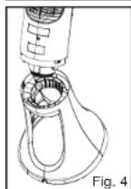 HONEYWELL QuietSet HYF290B - SECURING THE CORD INSIDE THE BASE - 2