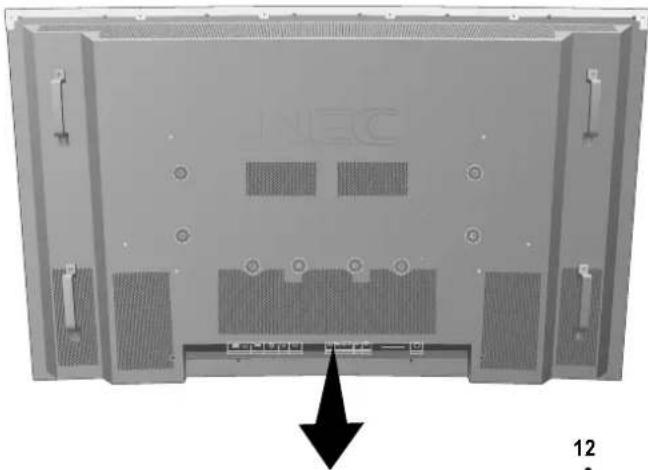 NEC PlasmaSync 60XP10 - Terminal Panel - 1