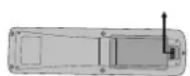 NEC PlasmaSync 60XP10 - Batterien in die Fernbedienung einlagen. - 1