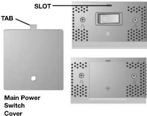 NEC PlasmaSync 60XP10 - Main Power Switch Cover - 2