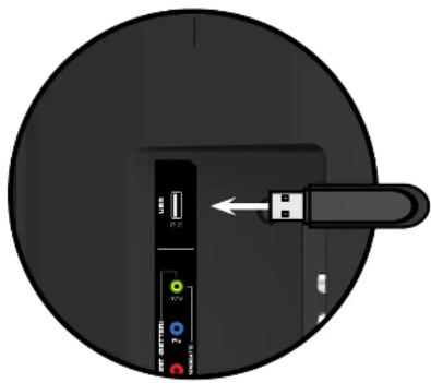 VIZIO E75F1 - Utilisation du diffuseur de médias USB - 1