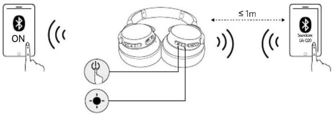 soundcore Life Q20 - Emparejamento - 1
