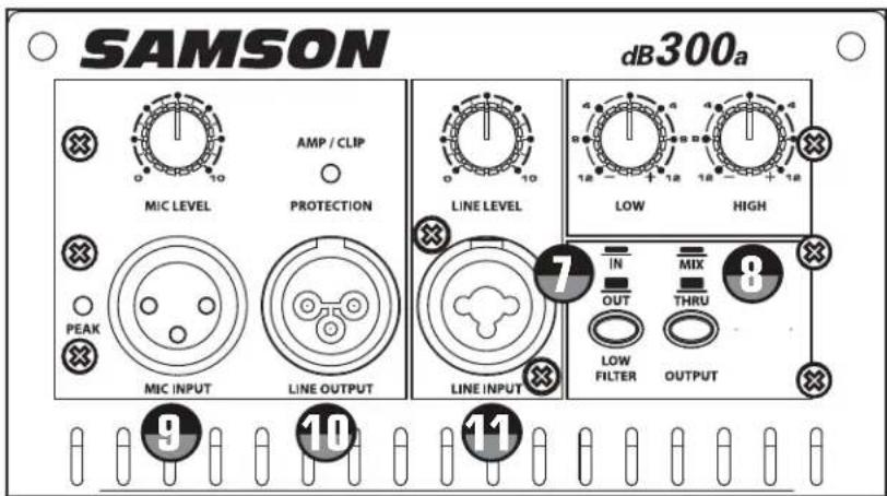 SAMSON dB300a - OUTPUT SWITCH - 1
