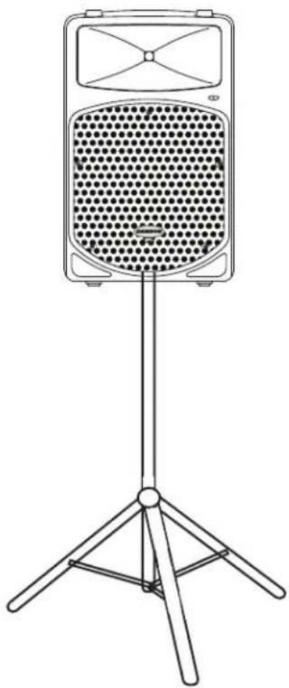 SAMSON dB300a - Colocación de los altavoces - 1