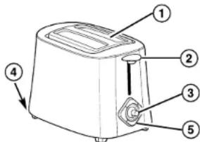 PROCTOR SILEX 22301C - Piezas y características - 1
