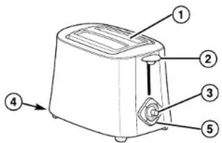 PROCTOR SILEX 22301C - Parts and Features - 1