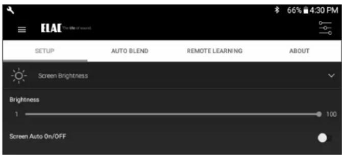 ELAC Element EA101EQG - SCREEN BRIGHTNESS - 2