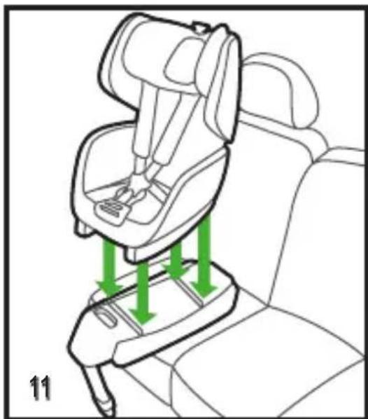 RECARO Fix Base - Posizioneamento del seggiolino Optia sulla base - 1