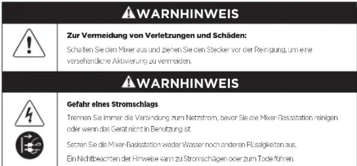 Vitamix Ascent A3300i - Zur Desinfektion (600-ml-Becher oder 240-ml-Schüssel) mit Essig (Säuregehalt von mindestens 5 %): Hinweis: Wenn Sie eine stärkere Säure verwenden, können Sie mehr Wasser hinzufügen, um eine mindestens 2,5-prozentige Lösung zu erhalten. - 1
