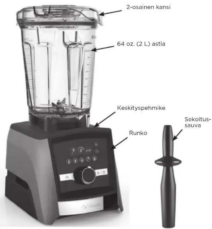 Vitamix Ascent A3300i - Osat JA OMINAISUUDET - 1