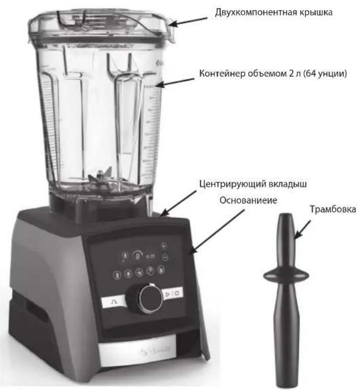 Vitamix Ascent A3300i - Компоненты и функции устройства - 1