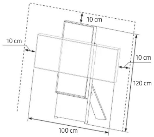 SAMSUNG The Sero 43LS05TC - Ventilation adaptée de votre téléviseur - 1