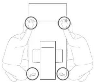 SAMSUNG The Sero 43LS05TC - Precautions for moving The Sero - 1