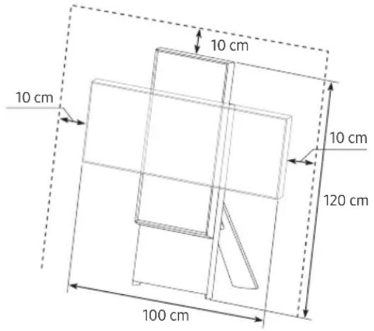 SAMSUNG The Sero 43LS05TC - Ausreichende Belüftung Ihres Geräts - 1