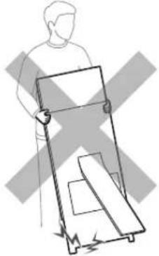 SAMSUNG The Sero 43LS05TC - Precautions for moving The Sero - 5