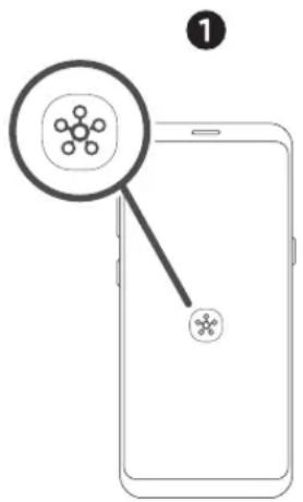 SAMSUNG The Sero 43LS05TC - Einstellen über die SmartThings-App auf Ihrem Mobilgerät. - 1