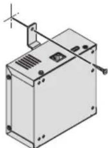 NEC NP01SW1 - 4-3. En cas de fixation du boîtier du récepteur sur un mur - 1