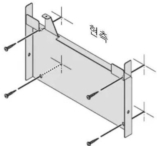 NEC NP01SW1 - 3-1. 인터페이스 셀렉터를 벽에 장착하기 - 2