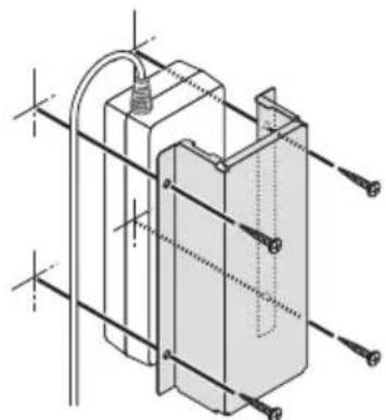 NEC NP01SW1 - 3-2. Mounting the AC adapter on a wall - 1