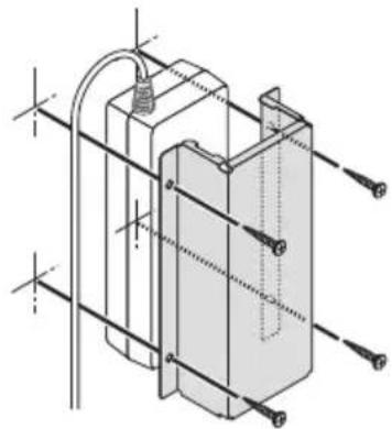 NEC NP01SW1 - 3-2. Montaje del adaptador de CA en una pared - 1