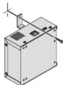 NEC NP01SW1 - 4-3. Wenn die Empfängerbox an der Wand befestigt werden soll - 1