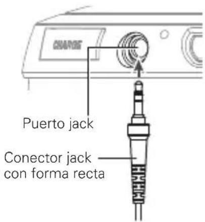 PUERTO JACK Conector jack con forma recta