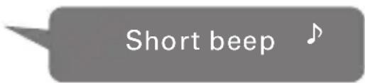 Short beep