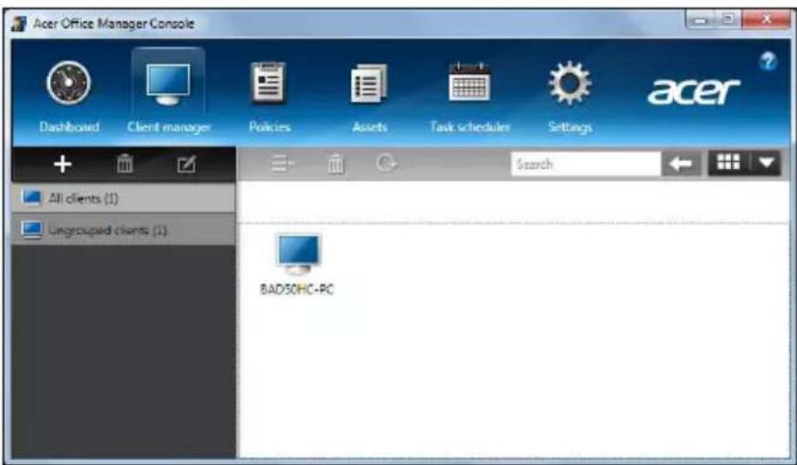 ACER Aspire Z3605 - Asiakaslaitehallinta - 1
