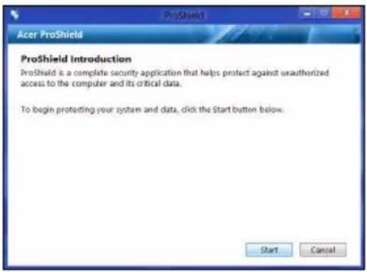 ACER Aspire Z3605 - Einrichtung von ProShield - 1