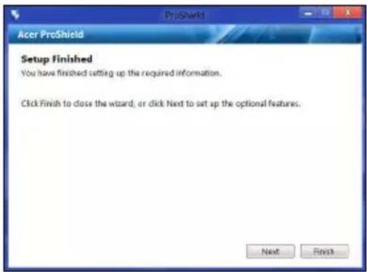 ACER Aspire Z3605 - Configurazione di ProShield - 3