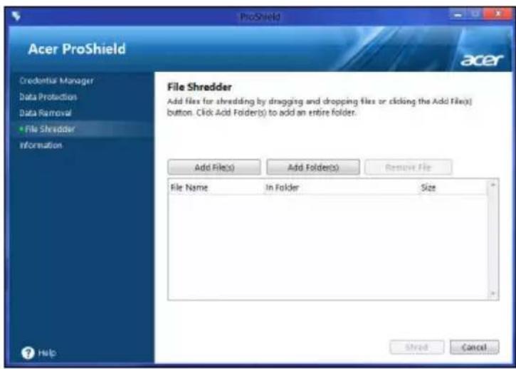 ACER Aspire Z3605 - Fingeravtryckregistrering\* - 3