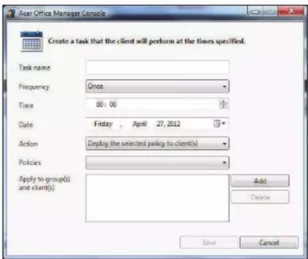 ACER Aspire Z3605 - Task scheduler - 1