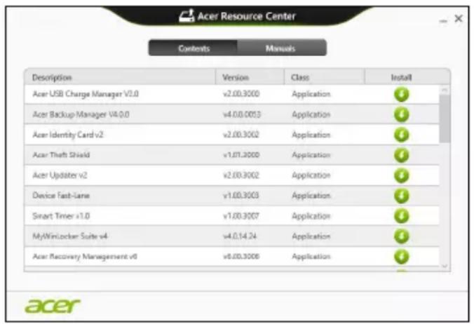 ACER Aspire Z3605 - Avaa kohta Sisältö Acer Resource Centerista. - 1