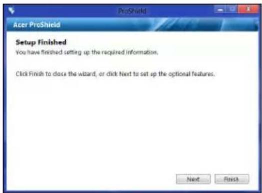ACER Aspire Z3605 - Configuración de ProShield - 3