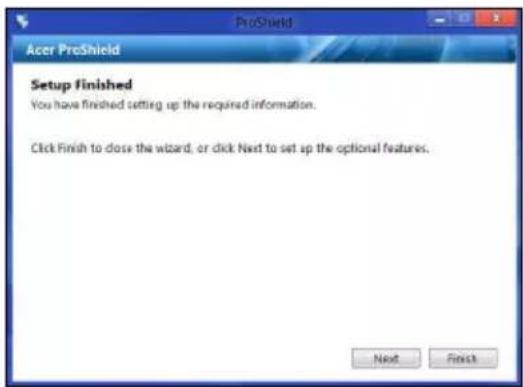 ACER Aspire Z3605 - Konfigurere ProShield - 3