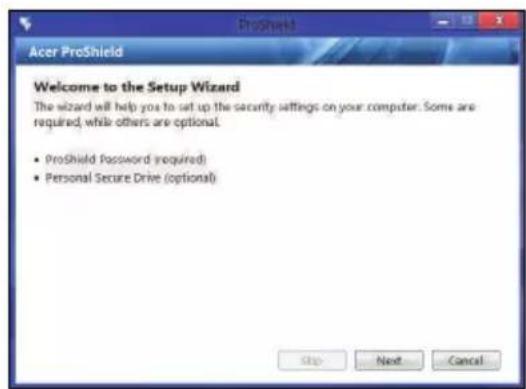 ACER Aspire Z3605 - Setting up ProShield - 2