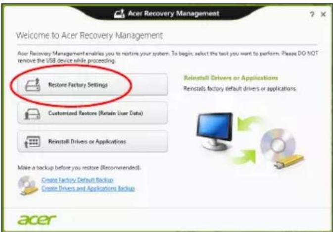 ACER Aspire Z3605 - Ripristino da Windows - 2